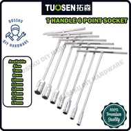 Tuosen T Handle 6 Point Socket T Box Socket High Quality 7 - 19mm BOSSKU