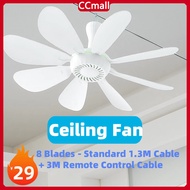 6 Blade 5V USB Kipas Syiling Ceiling Fan Mini Fans Mini Fans Air Conditioner Cooler Fans 吊扇
