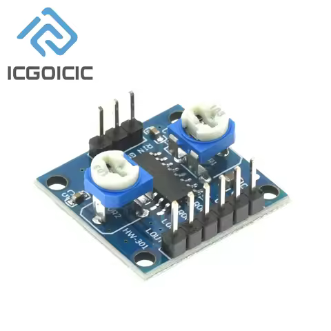 PAM8406 Digital Amplifier Board 5Wx2 Stereo Audio Amplifier With Volume Potentiometer For DIY Speake