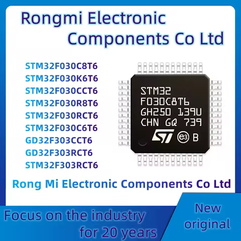 2023+ STM32F030C8T6 STM32F030K6T6 STM32F030CCT6 STM32F030R8T6 STM32F030RCT6 STM32F030C6T6 GD32F303CC