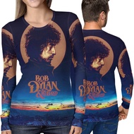 New Longsleeve T-SHIRT Bob Dylan Tshirt Fullprint Polyester Jersey Material | Size SML XL XXL 3XL | 