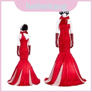 Cruella De Deluxe Vil Cosplay Costume For Women Featuring Blend Chemical Fiber