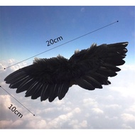 angel wings black fallen Model 1:6