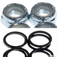 Skateboard Truck Axle Washers (Speed Rings) Nuts for Speed Bearing Performance