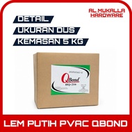 Lem Putih PVAC QBond Kemasan 5 Kg | Lem Kayu & Kertas Lem Serbaguna - Lem Putih Kemasan 5kg