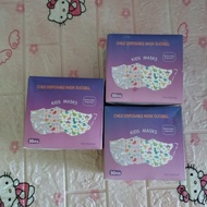 masker duckbill anak motif 50pcs