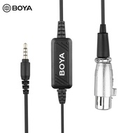 Boya Boya Microphone Adapter Cable mm Cable Sound Card Audio Connection Line XLR Three-Pin Carnon Interface