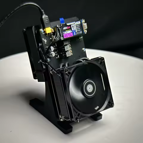 NerdQaxe++ Rev 6.1 6t Lucky Solo Lottery Asic Miner