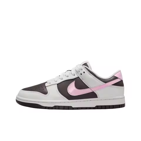 Nike Dunk Slip Resistant Abrasion Resistant Low top Skateboard Shoes Women's White Pink IB8510-100