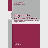 Testing - Practice and Research Techniques: 5th International Academic and Industrial Conference, TAIC Part 2010, Windsor, UK, S