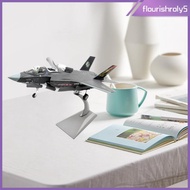 [Flourishroly5] 1/72 Scale F35 B Fighter Jet Model Diecast Plane Model Simulation Desktop