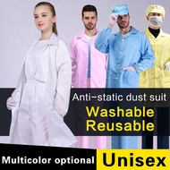 Lab Gown Smock Gown ppe gown washable PPE Jacket Reusable Esd Smock Suits Anti Static laboratory Coa