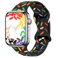 Dây đeo thể thao cho Apple Watch Ultra 49mm 45mm 41mm 42mm 38mm Nam Nữ 44mm 40mm Dây đeo silicon iWa