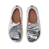 UIN Toledo X รองเท้าส้นเตี้ยสำหรับผู้หญิง slip-on รองเท้าท่องเที่ยวสี - Ethnic Flower