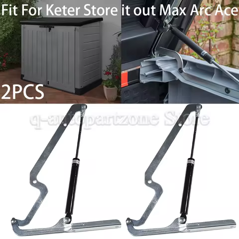 WLPS Hinge Replacement for Keter Max Arc Ace Hydraulic For Piston Lift Garbage Can Box For Keter Sto