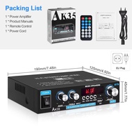Kebidumei AK35 800W Mini HIFI Digital Stereo Amplifier Home Power Amplifier 2 Channel Bluetooth 5.0 