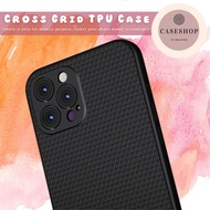 Xiaomi Pocophone Poco X3/X3 Pro/X3 NFC/M3 Crossline Slide Grid Rubber TPU Phone Case Casing Cover