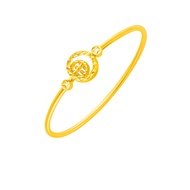 Citigems 916 Gold Abacus Bangle