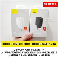Baseus 20W Dual Port Charger with 1 Year Official Warranty Baseus Fast Charging Charger 20W 20W Fast