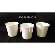 *READY STOCK*6OZ PAPER CUP(WHITE) CUP ONLY #6OZ CAWAN KERTAS