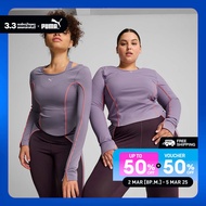 PUMA TRAINING - เสื้อแขนยาวผู้หญิง CLOUDSPUN สีม่วง  52577530