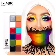IMAGIC 12 Colors Oil Paint Professional COS Makeup Body Painting Christmas Halloween Drama Show Face