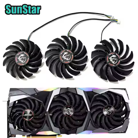 NEW RTX 2080 PLD09210S12HH PLD10010S12HH GPU Cooling Fan For MSI RTX 2070 2080 SUPER 2080 Ti GAMING 