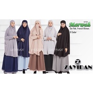 [ ORCAGASA ] French Khimar Setelan Rok Marwah Zayidan Gamis Wanita