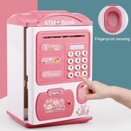 Children's Saving ATM Saving box Pig Bank Savings Bank toys electronic coin banks Fingerprint gift f
