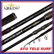 14'4ft Ajiking Ayu Tele Surf Fishing Rod Surf Portable Telescopic Rod Pantai