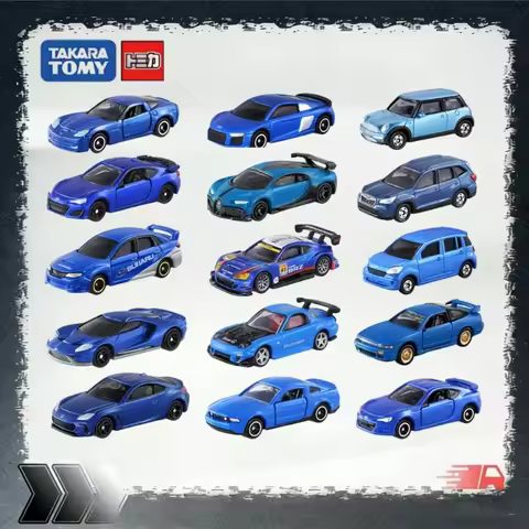 TOMICA 1:64 Bugatti Subaru BRZ Toyota GTR Lexus Alloy Car Model Collection, Ideal for Holiday Gifts,