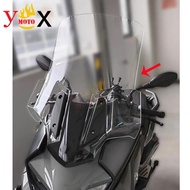 C400 GT Motorcycle Clear 5MM 76CM Front Windscreen Windshield Wind Glass Deflector For BMW C400GT