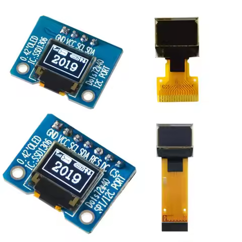 0.42 inch oled display screen serial port screen SSD1306/SSD1315 16PIN LCD module led screen 72x40 h