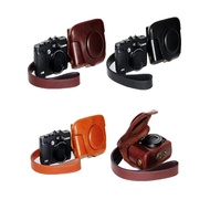 Camera Protective Leather Case For Canon Powershot G10 G11 G12G15 G16 Camera Bag Case Cover With Str