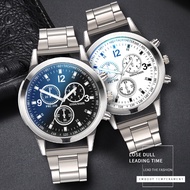 Blessu Men's Fashion Watch with Blue Light Glass Dial Decorated Fake Three Eyes