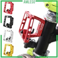 [Amleso] Folding Bike Front Carrier Block Bracket Mounted for Hardware Carrying