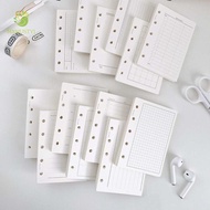 MXMUSTY1 M5 A8 Loose-Leaf Notebook Refill Paper, Index Inside Page Cards 50Sheets Inner Refill Binde