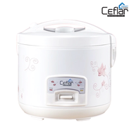 Ceflar หม้อหุงข้าวอุ่นทิพย์ ขนาด 1 ลิตร รุ่น CR-011 หม้อหุงข้าวราคาถูก หม้อหุงข้าว1ลิตร