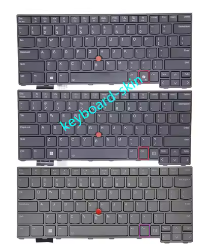 US backlit /no-backlit keyboard for Lenovo Thinkpad L14 Gen 5 Gen 6,T14 Gen 5 Gen 6,P14s Gen 5 Gen 6