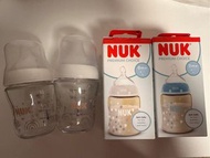 NUK 防脹氣玻璃奶瓶
