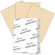 Springhill 8.5” x 11” Tan Colored Cardstock Paper, 67lb Vellum Bristol, 147gsm, 250 Sheets (1 Ream) 