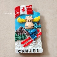 Fridge Magnet Refrigerator Sticker Souvenir Canada Deer Moose Deer