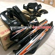 COVERSET 125Z/ZR HITAM OREN ORIGINAL HLY (FREE SPOILER-FERING)