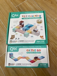 Qbi 磁力積木軌道玩具  123數字組+輕巧隨行組