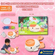 Mainan Anak DUCK CATCHING GAMES (208-1Y) MAINAN QUACKING DUCK FEET TEPPING ON FLYING SAUCERS