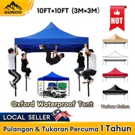 【WTHB】 10 x 10 Ft Night Market Folding Canopy Camping Tent Full Canopy Tent Iron Market Tent