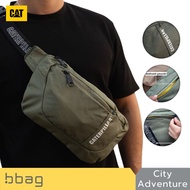 Caterpillar Chest Bag Waist 3.5 Liters City Adventure Model 84426 rPET Waterproof Lightweight [Black