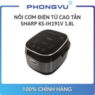 Nồi cơm điện tử cao tầng 1.8L Sharp KS-IH191V - Bảo hành 12 tháng