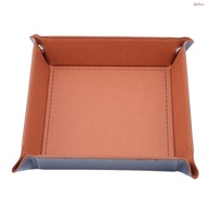 Dice Holder Dice Rolling Tray PU Leather Folding Tray [XH]