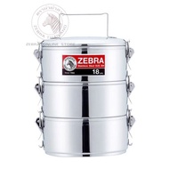 Zebra thailand 18cmx3 stainless steel (Zos) Zebra Lock Food Carrier  Zebra Stainless Stell
